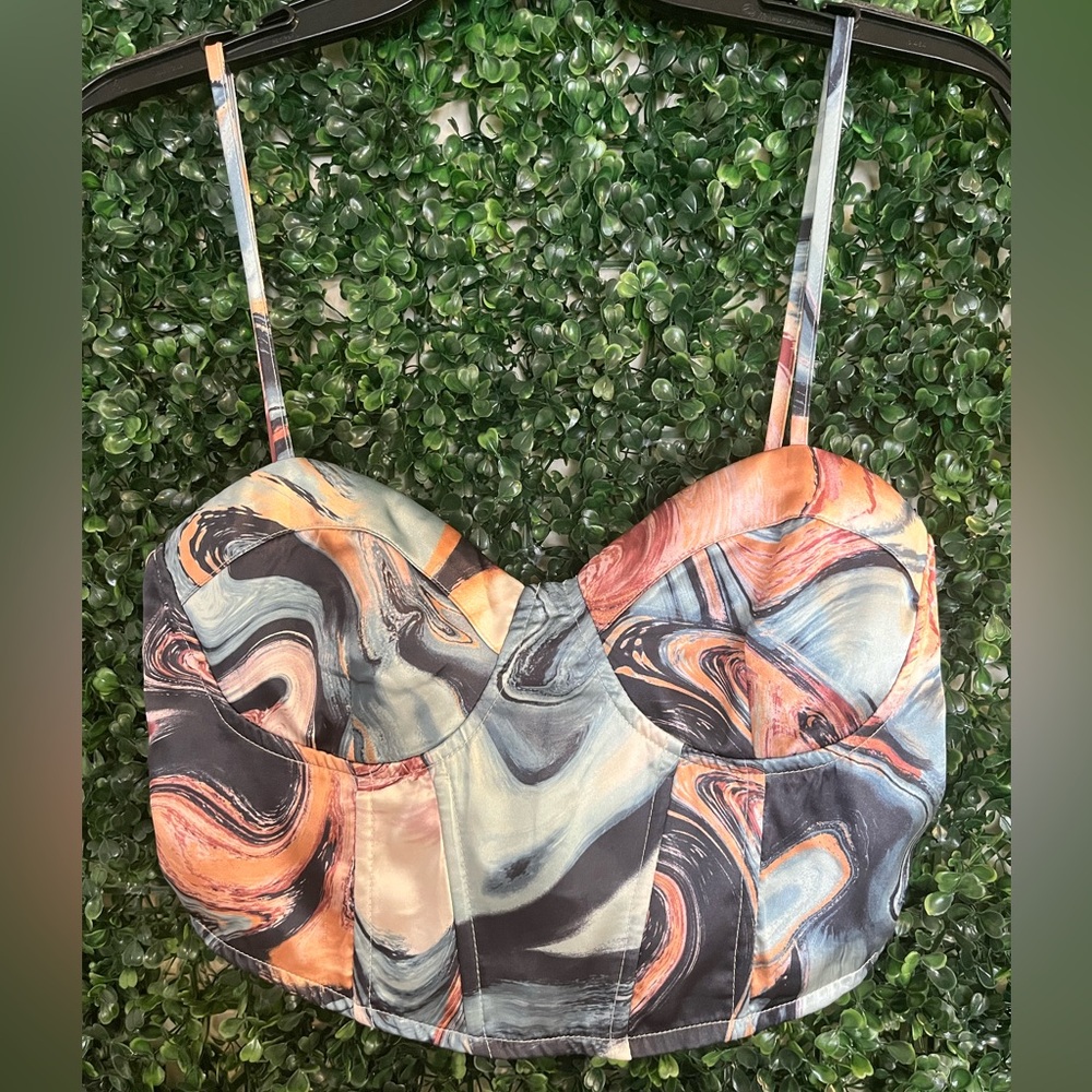 Kendall & Kylie bustier corset tank top